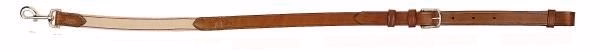 Adjust Leather/Elastic Side Rein 38-42 Br
