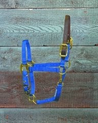 Adjustable Halter/Latigo Overlay/Snap Pony Blk