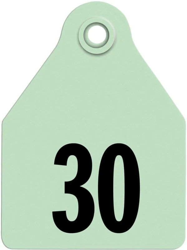 Agrilabs Large Agritag Tag Blank. 25 Pack Green