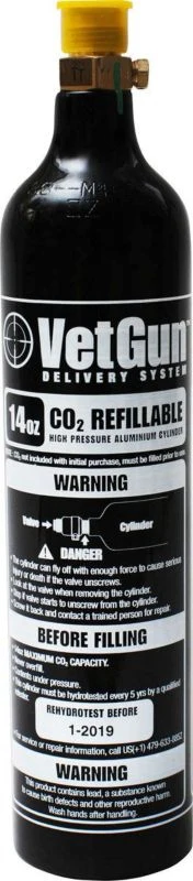 Agrilabs Vetgun Refillable Co2 Tank 14 Oz.