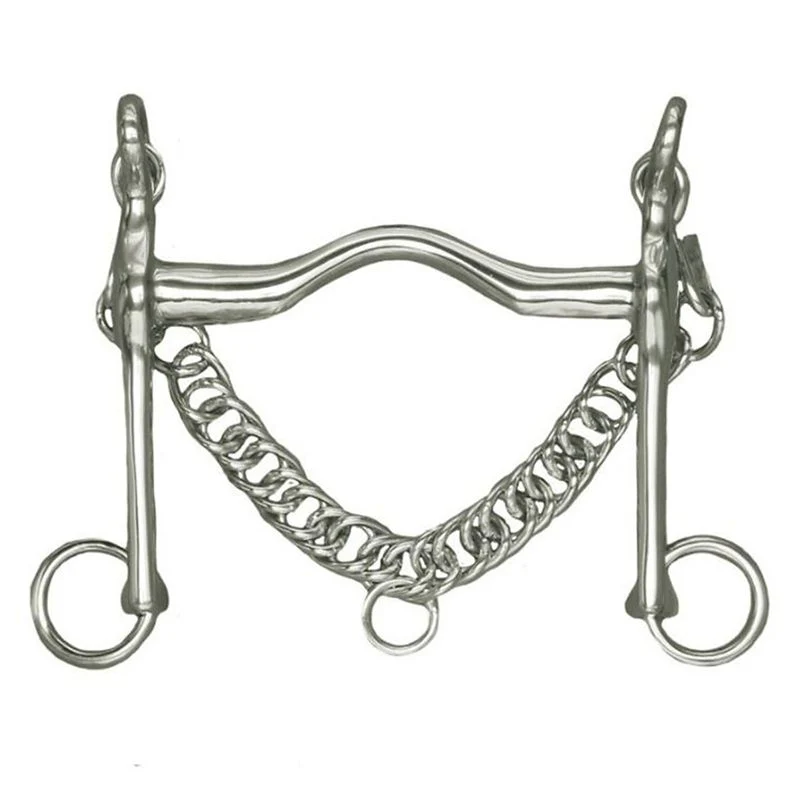 Albacon German Silver Wide Port Weymouth Bit