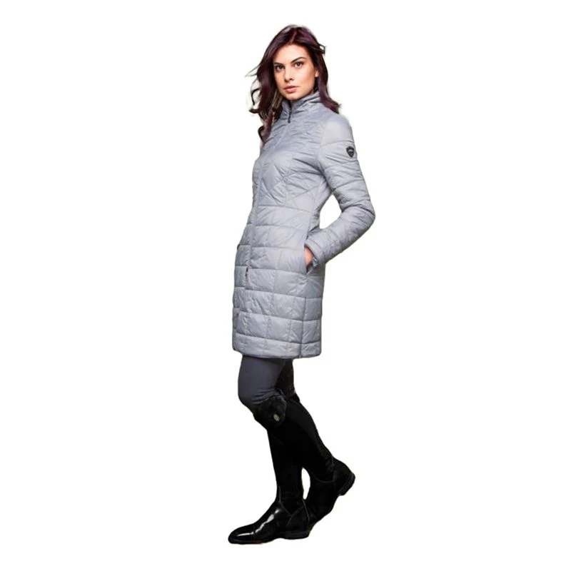 Alessandro Albanese Ladies Insula Quilted Long Coa