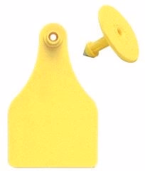 Allflex Ear Tag Blank Extra Large Yellow