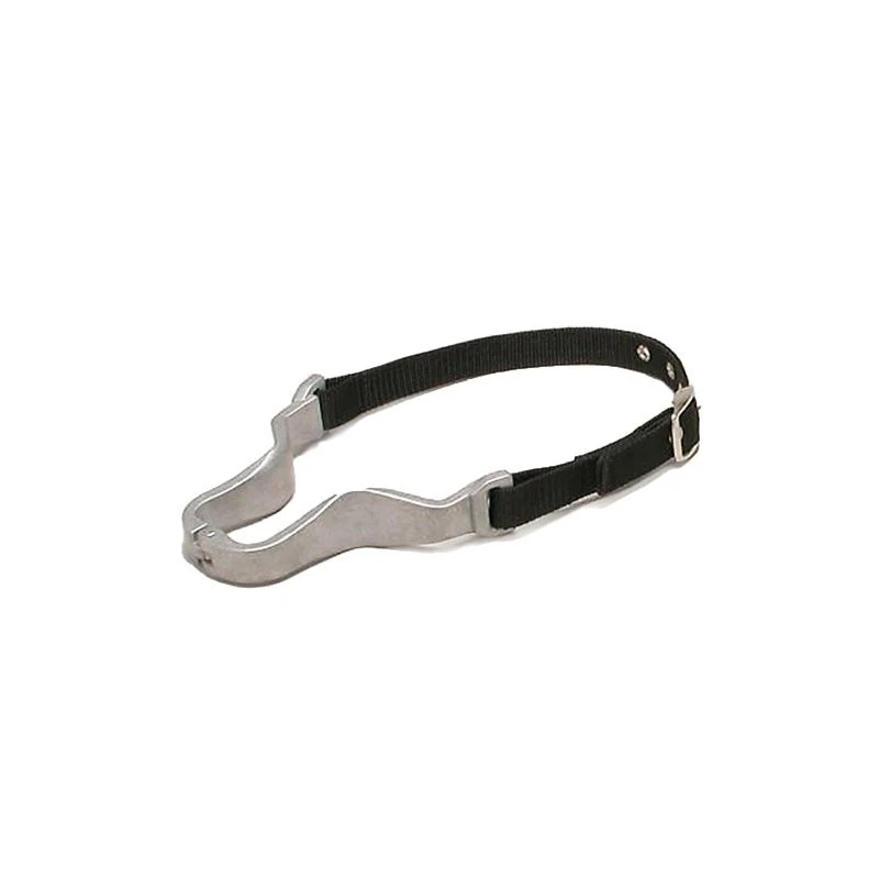 19459-aluminum-hinge-cribbing-collar-with-nylon-strap-brn-1.webp Aluminum Hinge Cribbing Collar with Nylon Strap Brn