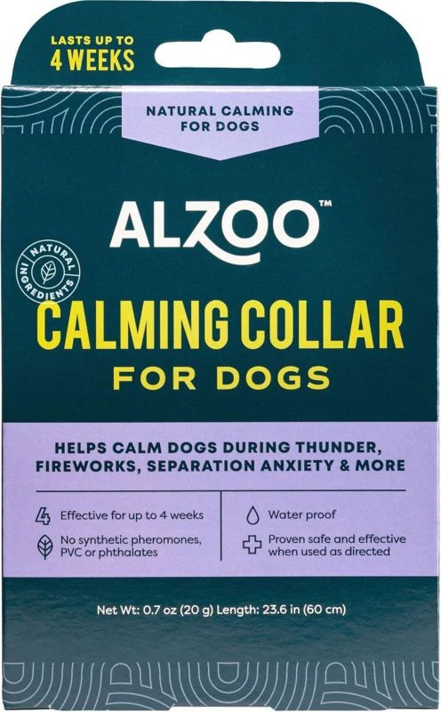 Alzoo Plant Based Calming Dog Collar 23.6Inl