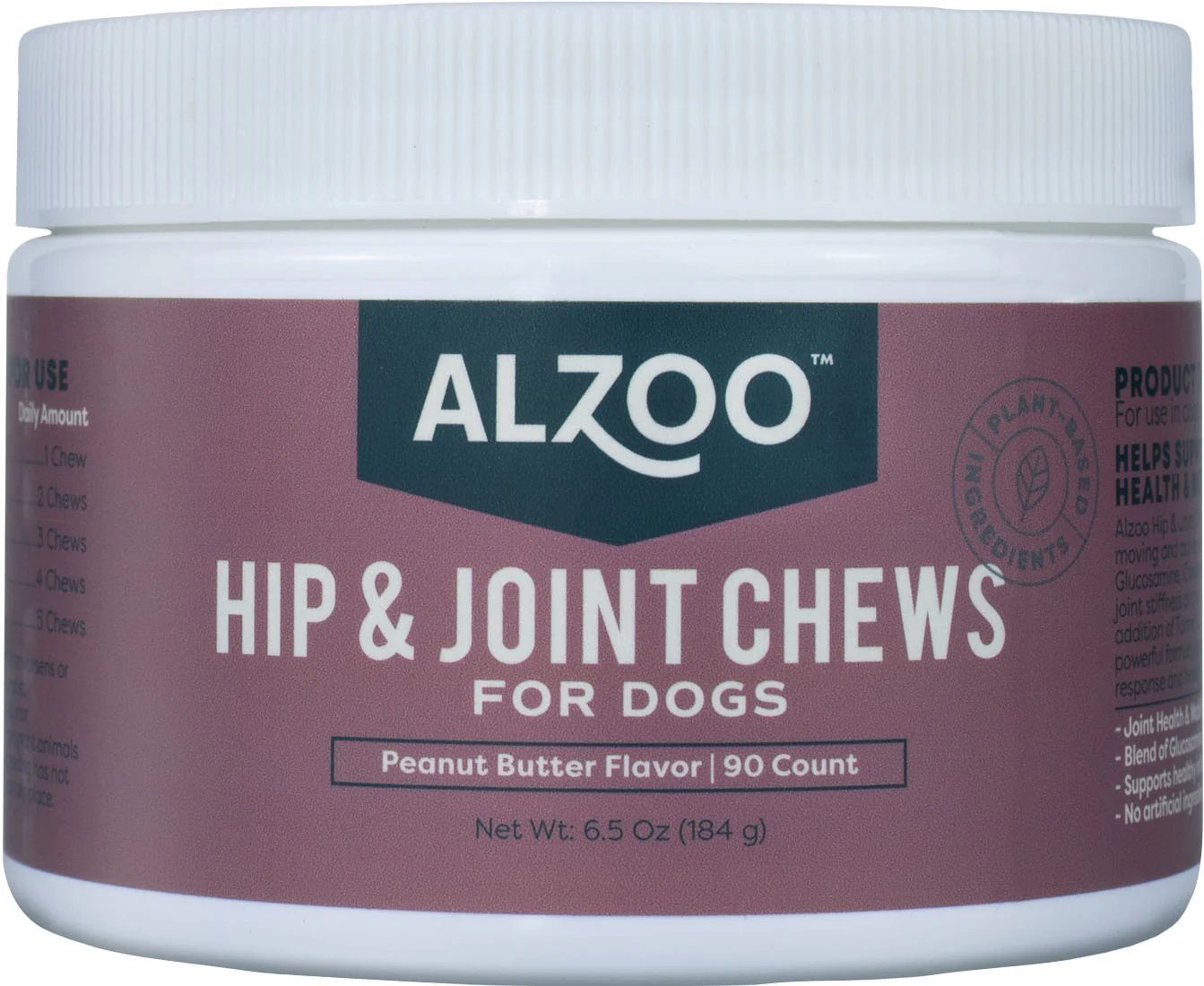 19537-alzoo-plant-based-hip-joint-dog-soft-chews-1.webp Alzoo Plant-Based Hip & Joint Dog Soft Chews