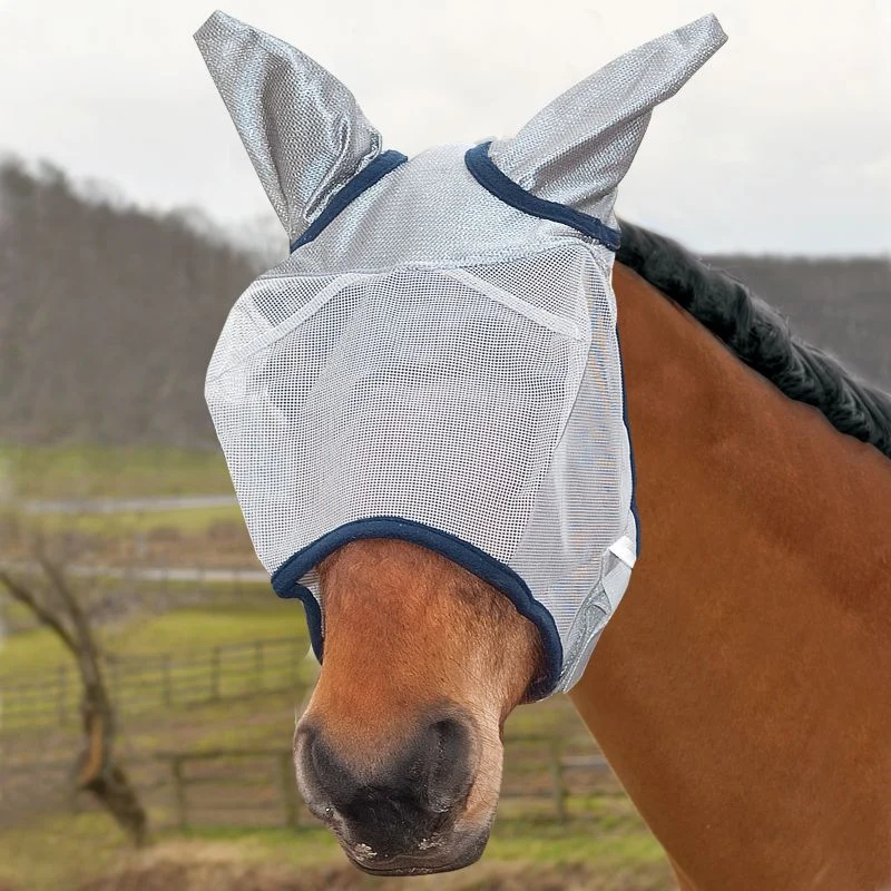 2498-defender-fly-mask-with-ears-and-reflective-trim-1.webp Defender Fly Mask with Ears and Reflective Trim