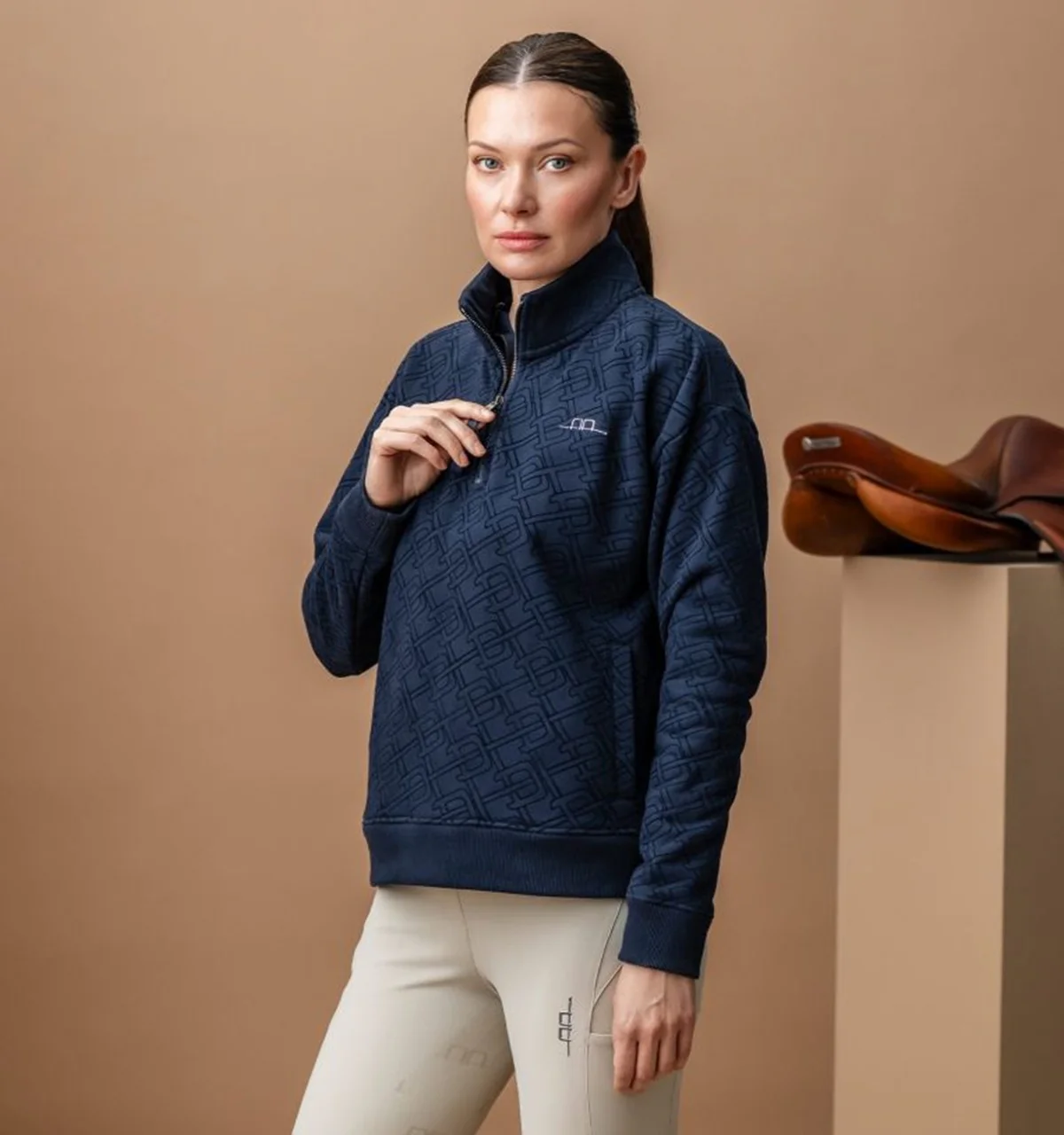 Alessandro Albanese Gabriella Half Zip Sweatshirt