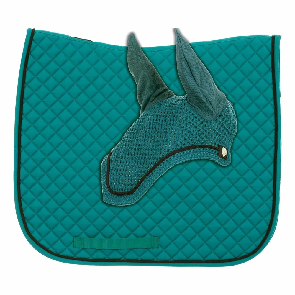 Equinavia Voss Dressage Saddle Pad and Bonnet Set