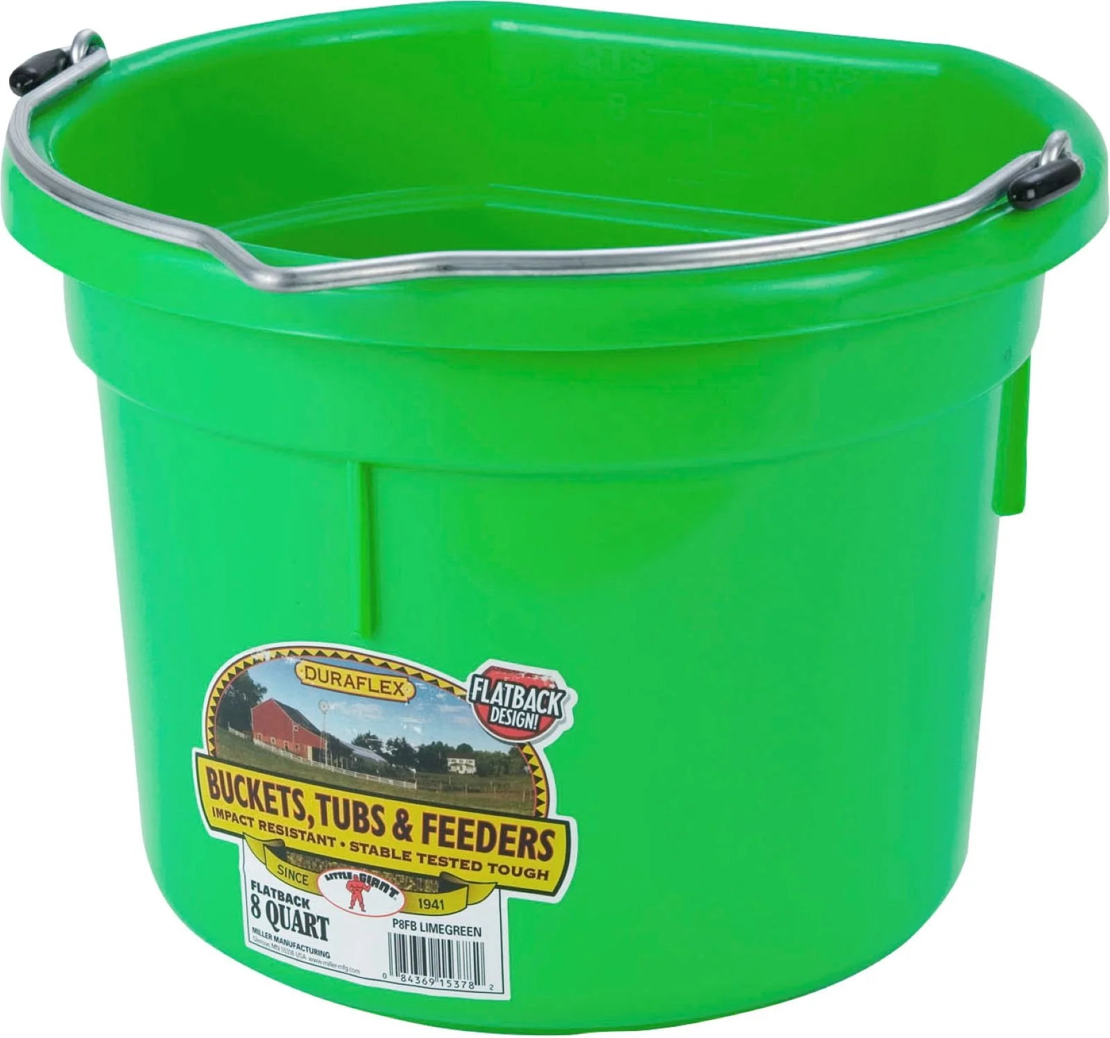Flatback Bucket For Goats/Sheep/Miniature Horses