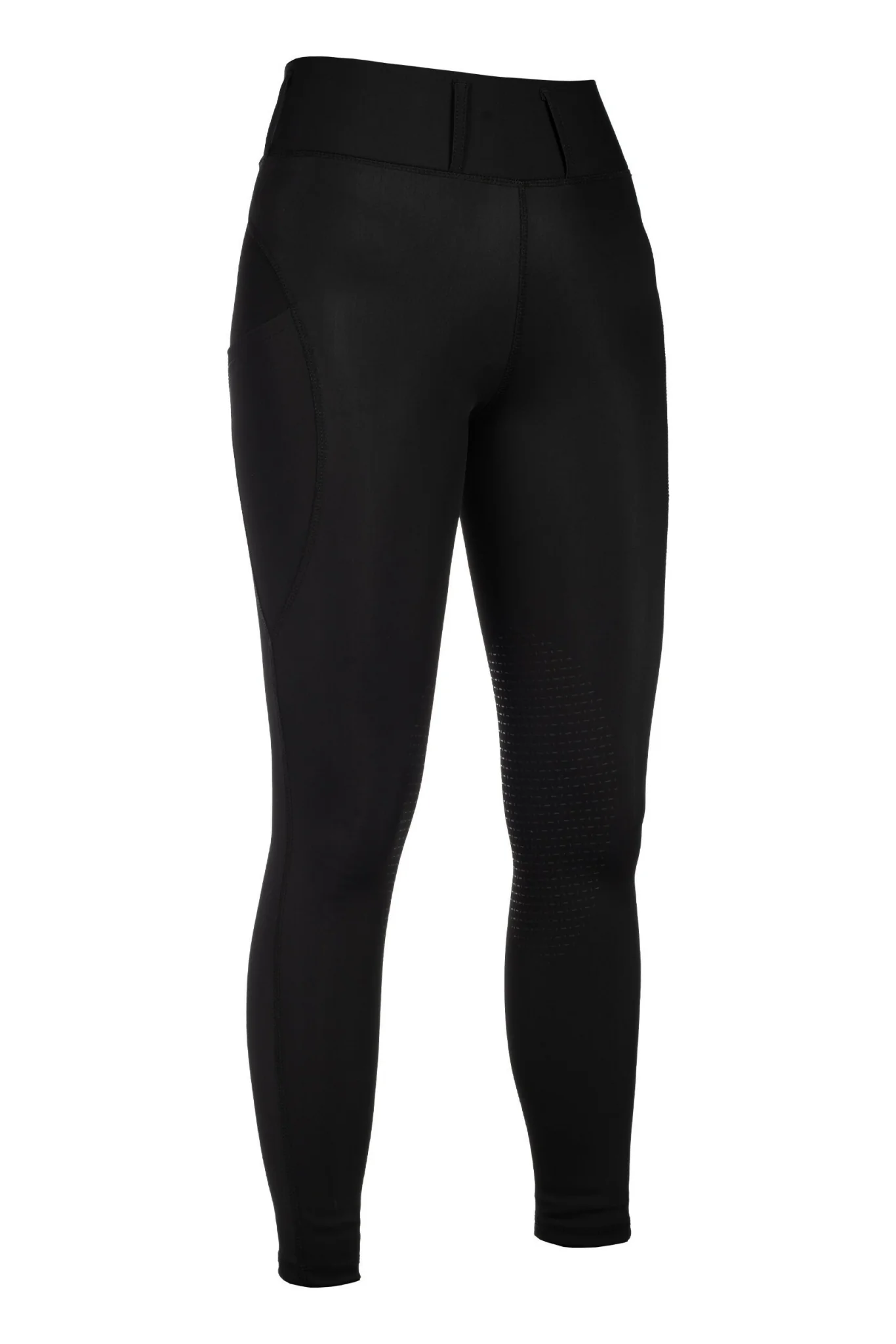 HKM Ladies Jil High Waist Sil. Knee Patch Riding Leggings