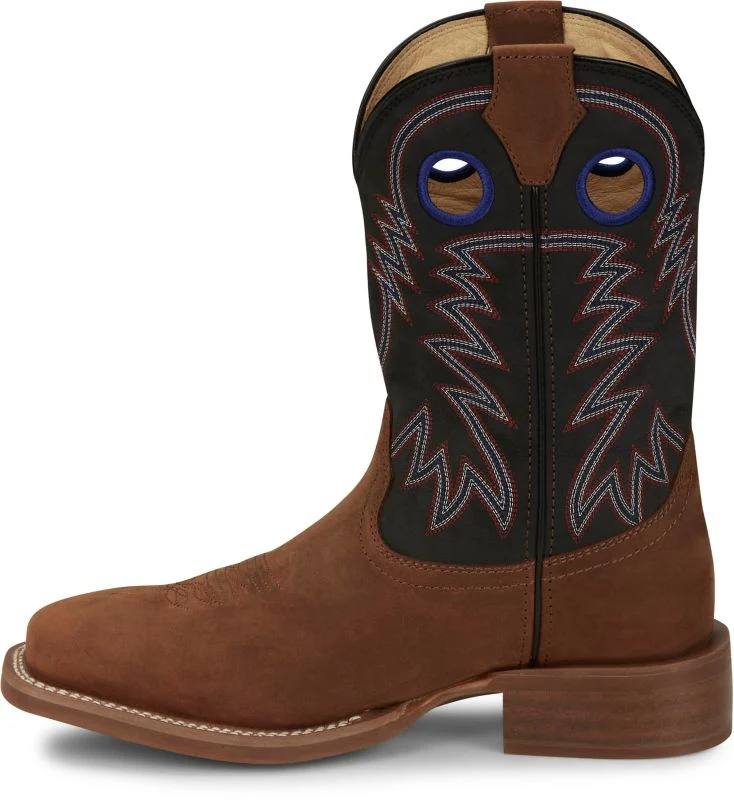 Justin Mens Shane Square Toe Boots