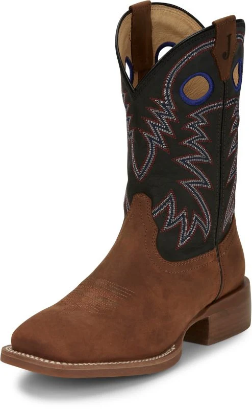Justin Mens Shane Square Toe Boots