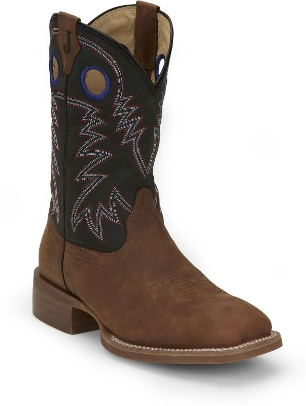 Justin Mens Shane Square Toe Boots