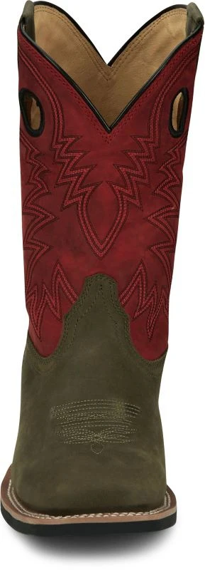 Justin Mens Shane Square Toe Boots