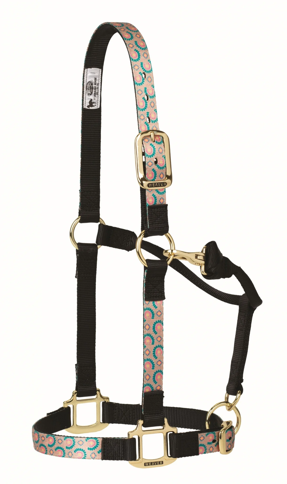 8132-weaver-1-patterned-adjustable-halter-22.webp Weaver 1" Patterned Adjustable Halter