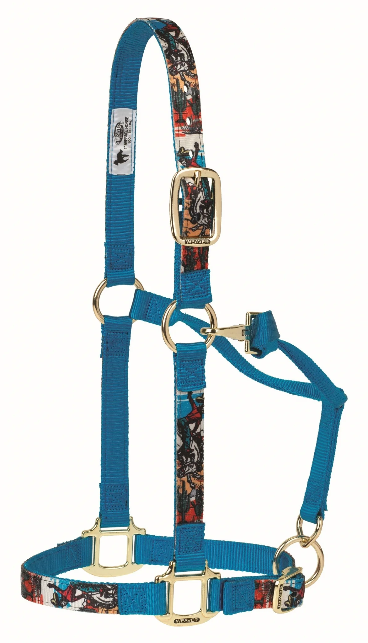 8132-weaver-1-patterned-adjustable-halter-23.webp Weaver 1" Patterned Adjustable Halter