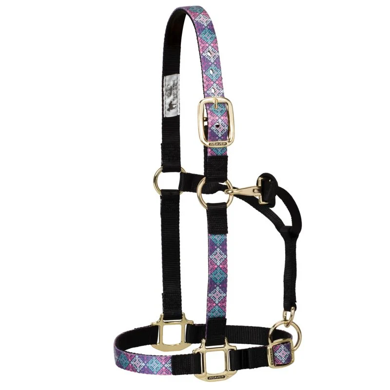 8132-weaver-1-patterned-adjustable-halter-6.webp Weaver 1" Patterned Adjustable Halter